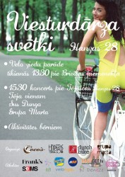 Rīgā notiks velo ziedu parāde