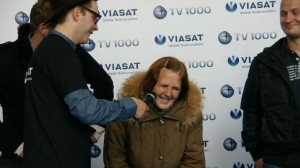 Trīs stundu laikā smiešanās maratonā piedalās teju 1000 dalībnieku