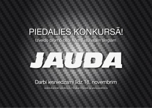 Andrē izsludina jaunu konkursu