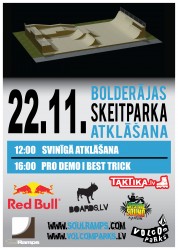 Bolderājā atklās skeitparku