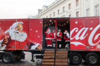 Rīgā viesosies "Coca-Cola" Ziemassvētku karavāna