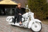 "Vaira" – eksprezidentes vārdā nosauktais motocikls – jau šonedēļ izstādē Ķīpsalā