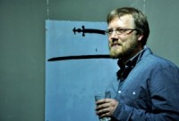 Foto: Ernesta Kļaviņa izstādes "Garenās piles" atklāšana Nabaklab