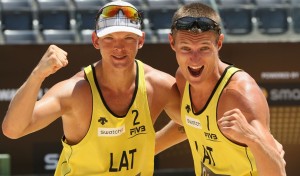 Olimpiskajās spēlēs startēs divi Latvijas pludmales volejbola dueti