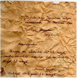 Muzejā remonta laikā atrod 20. gs. pirmās puses dokumentus