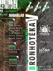 Nabklab notiks literārā ballīte "Bronhotēka V"