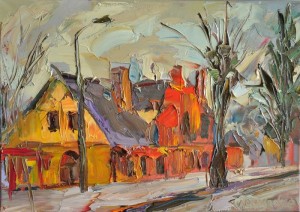 Rēzeknes seja mākslas darbos