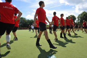 Foto: Pirmais deju lieluzveduma "Tēvu laipas" mēģinājums