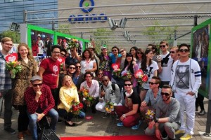 „Jaunā viļņa” dalībniekus un organizatorus sagaidīs pie t/c „Origo”