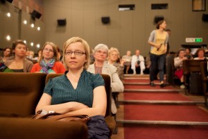 Foto: Tikšanās ar filmas „Ziema, atkāpies!” režisoru Askoldu Kurovu