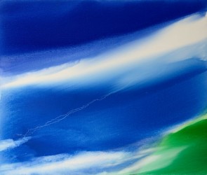 Madara Gulbis atklās gleznu izstādi „Kad Jūra satiekas ar Debesīm”