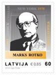 Latvijas Pasts laidis klajā Markam Rotko veltītu pastmarku