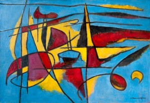 Galerijā Pegazs atklās Oļģerta Jaunarāja gleznu izstādi „Spēles”