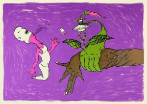 Vēlās brokastis izstādē ar Deičmani, Kurševu un Stakli