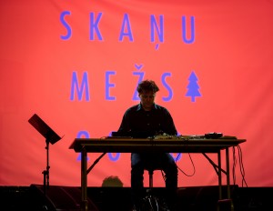 Foto: Skaņu mežs Latvijas dzelzceļa vēstures muzejā