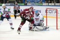 Foto: Rīgas Dinamo papildlaikā pieveic Metallurg Mg.